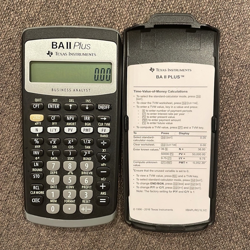BA lol Plus Texas Instruments Calculator - Picture 4 of 6